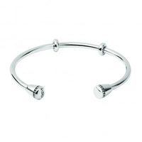 LINKS OF LONDON Ladies Amulet Sterling Silver Cap Cuff Bracelet M RRP210 NEW