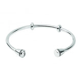 LINKS OF LONDON Ladies Amulet Sterling Silver Cap Cuff Bracelet M RRP210 NEW