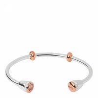 LINKS OF LONDON Ascot 2017 925 Rose Gold Vermeil Cuff Bracelet M RRP250 NEW