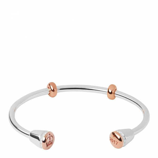 LINKS OF LONDON Ascot 2017 925 Rose Gold Vermeil Cuff Bracelet M RRP250 NEW
