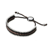 LINKS OF LONDON Friendship 925 Black Copper Glitter Bar Bracelet NEW RRP190