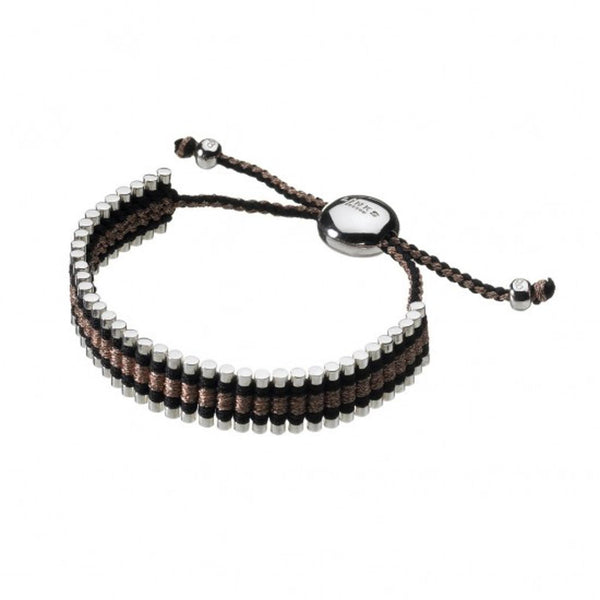 LINKS OF LONDON Friendship 925 Black Copper Glitter Bar Bracelet NEW RRP190