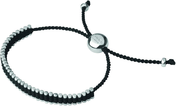 LINKS OF LONDON Ladies Friendship Mini 925 Black Cord Bracelet NEW RRP125