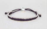 LINKS OF LONDON Ladies Friendship Mini 925 Dark Purple Bracelet NEW RRP175