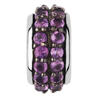 LINKS OF LONDON Ladies Sweetie Amethyst Purple Sterling Silver Bead RRP125 NEW