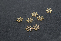 LINKS OF LONDON Ladies Elf Star Bag Of 7 Yellow Gold Vermeil Charms RRP35 NEW