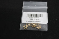 LINKS OF LONDON Ladies Elf Star Bag Of 7 Yellow Gold Vermeil Charms RRP35 NEW