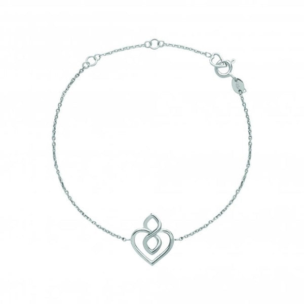 LINKS OF LONDON Sterling Silver Infinite Love Heart Bracelet BNWT RRP110