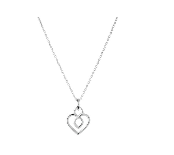 LINKS OF LONDON Sterling Silver Infinite Love Heart Necklace BNWT RRP110