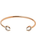 LINKS OF LONDON Ascot Rose Gold Vermeil Cuff Diamond Bracelet RRP560 BNWT