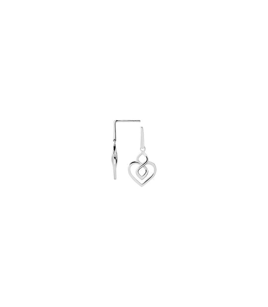 LINKS OF LONDON Ladies Infinite Love Heart Sterling Silver Earrings RRP81 NEW