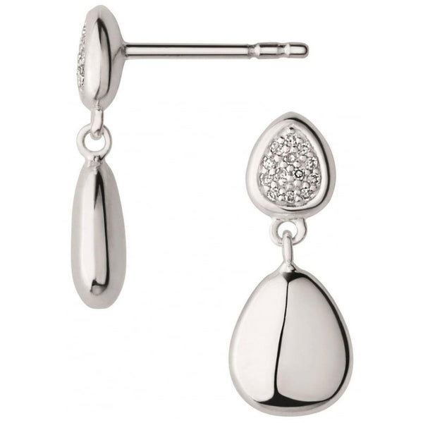 LINKS OF LONDON Ladies Hope Diamond Drop Sterling Silver Earrings RRP120 NEW