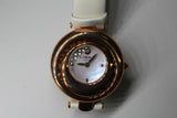 LINKS OF LONDON Ladies Hope Rose Gold Vermeil White Strap Wrist Watch RRP344 NEW