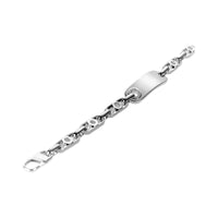 LINKS OF LONDON Ladies Soho Sterling Silver Dog Tag Link Bracelet L NEW RRP215