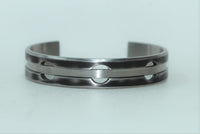 LINKS OF LONDON Men's Steel Elements Circle Cut Out Bangle Bracelet NEW RRP120