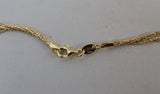 LINKS OF LONDON 5 Row Strand Silk Yellow Gold Vermeil Necklace 80cm NEW RRP225