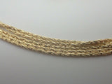 LINKS OF LONDON 5 Row Strand Silk Yellow Gold Vermeil Necklace 80cm NEW RRP225