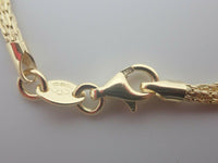LINKS OF LONDON 5 Row Strand Silk Yellow Gold Vermeil Necklace 80cm NEW RRP225