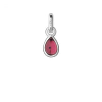 LINKS OF LONDON Ladies Ruby Sterling Silver July Mini Birthstone Charm RRP60 NEW