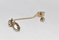 LINKS OF LONDON Splendour Diamond 2 Star Gold Vermeil Cuff Earring NEW RRP470