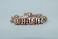 LINKS OF LONDON Ladies Starlight Gold Vermeil Sapphire Crown Bracelet NEW RRP375