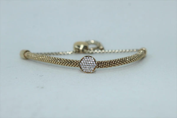 LINKS OF LONDON Ladies Starlight Gold Vermeil Round Sapphire Bracelet NEW RRP375