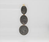 LINKS OF LONDON Ladies Essentials Concave Black Diamonds Earrings RRP2500 NEW