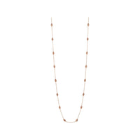 LINKS OF LONDON Ladies 18ct Rose Gold Vermeil Beaded Necklace 80cm RRP305 NEW