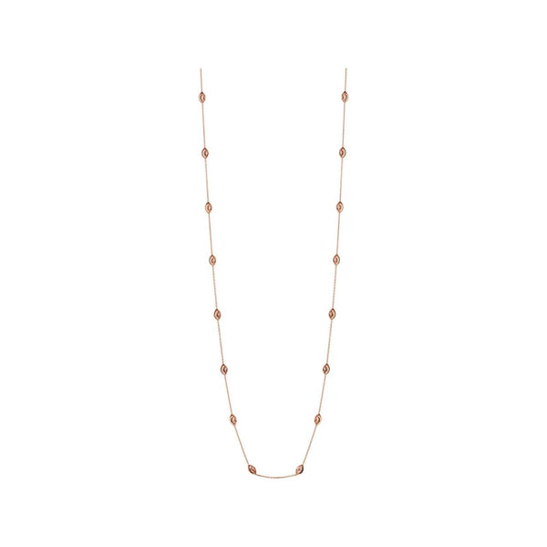 LINKS OF LONDON Ladies 18ct Rose Gold Vermeil Beaded Necklace 80cm RRP305 NEW