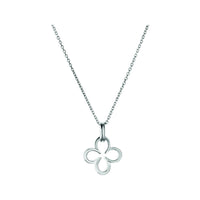 LINKS OF LONDON Ladies Sterling Silver 925 Clover Ascot Necklace 45cm RRP200 NEW