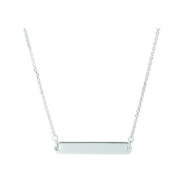 LINKS OF LONDON Ladies Narrative Sterling Silver S925 Short Bar Necklace NEW