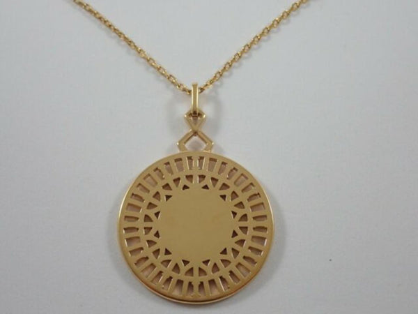 LINKS OF LONDON 18ct Gold Vermeil Timeless Pendant Chain Necklace RRP315 NEW