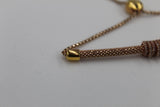 LINKS OF LONDON Rose Gold Vermeil Sapphire Starlight Crown Bracelet RRP410 NEW
