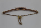 LINKS OF LONDON Rose Gold Vermeil Sapphire Starlight Crown Bracelet RRP410 NEW