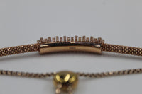 LINKS OF LONDON Rose Gold Vermeil Sapphire Starlight Crown Bracelet RRP410 NEW