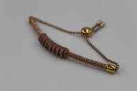 LINKS OF LONDON Rose Gold Vermeil Sapphire Starlight Crown Bracelet RRP410 NEW