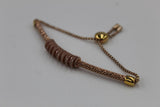 LINKS OF LONDON Rose Gold Vermeil Sapphire Starlight Crown Bracelet RRP410 NEW