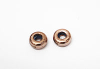 LINKS OF LONDON Rose Gold Vermeil AM Bracelet Charm Stoppers 2 Pieces NEW