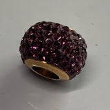 LINKS OF LONDON Ladies Charm  Sterling Silver 925 Amethyst Pave Bead NEW RRP315