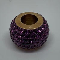 LINKS OF LONDON Ladies Charm  Sterling Silver 925 Amethyst Pave Bead NEW RRP315