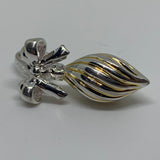 LINKS OF LONDON Ladies Charm  S Silver 925 Christmas Bauble w/Bow NEW RRP175