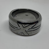 2012 Union Jack Band Ring - Ruthenium Plater - S - Links of London