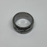 2012 Union Jack Band Ring - Ruthenium Plater - S - Links of London