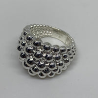 LINKS OF LONDON Ladies N S-Silver Effervescence Pearl Bubble Ring NEW RRP175