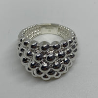 LINKS OF LONDON Ladies N S-Silver Effervescence Pearl Bubble Ring NEW RRP175