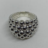 LINKS OF LONDON Ladies N S-Silver Effervescence Pearl Bubble Ring NEW RRP175