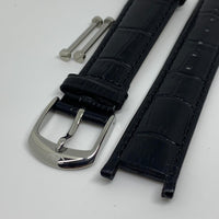 LINKS OF LONDON Ladies Black Watch Strap 18mm Croc Pattern Brompton NEW RRP45
