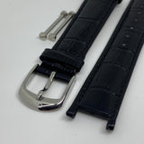 LINKS OF LONDON Ladies Black Watch Strap 18mm Croc Pattern Brompton NEW RRP45