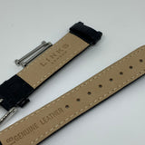 LINKS OF LONDON Ladies Black Watch Strap 18mm Croc Pattern Brompton NEW RRP45