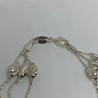 LINKS OF LONDON Ladies Silver Bracelet Chain Essential Beaded 3-Row NEW RRP140